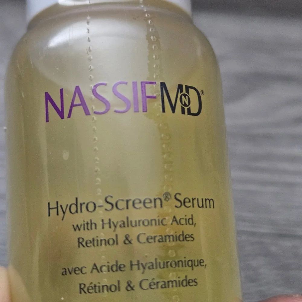 NassifMD Clear Hydro-Screen Serum 2 fl oz Anti-Aging Retinol Hyaluronic Acid